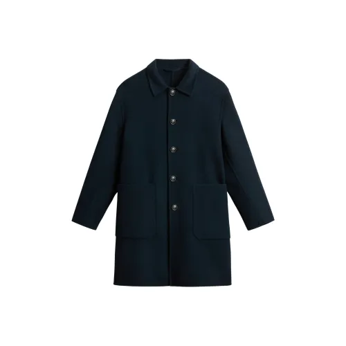 WOOLRICH SS24 Пальто Мужское Midnight Blue