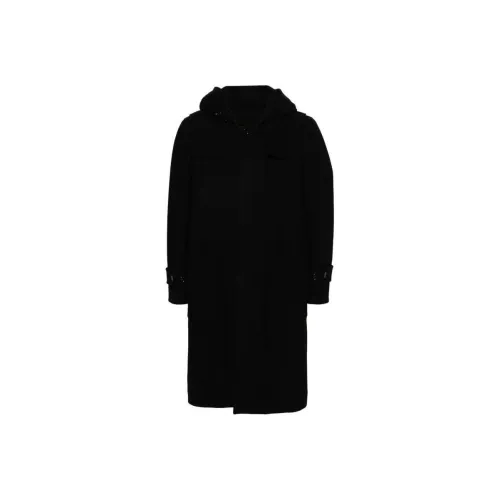 LARDINI Черное Мужское Пальто