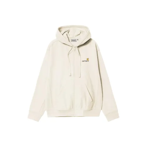 Carhartt WIP FW24 С капюшоном American Script Куртка Унисекс Экрю