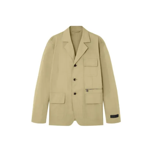 FANSIZHE FW24 Бизнес-костюм Пальто Мужской Бежевый