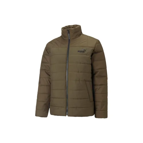 PUMA Layer Down Dark Olive Men's Jackets PUMA Layer Down Темно-оливковые мужские куртки