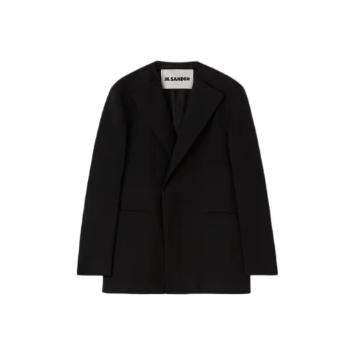JIL SANDER Мужские черные куртки