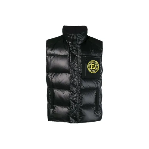 Fendi Черный Мужской Пуховый жилет
