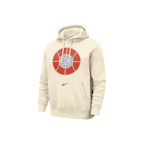 Nike x NBA Detroit Pistons Club FW24 Толстовка Мужской Яичный Желтый