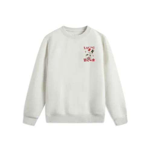 LINING Rijin Doujin Collection Толстовка Мужской Фотиния Текстура Серый