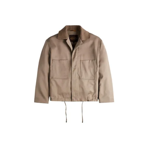 TOD'S FW24 Куртки и Пальто Мужской Серый