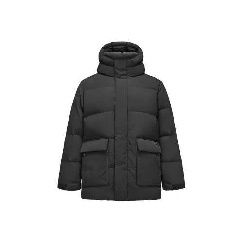 Skechers Sports Alliance Series Пуховик Мужской Угольный Черный