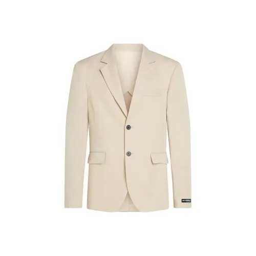 KARL LAGERFELD SS25 Бизнес-костюм Куртка Мужская Светлый Бежевый