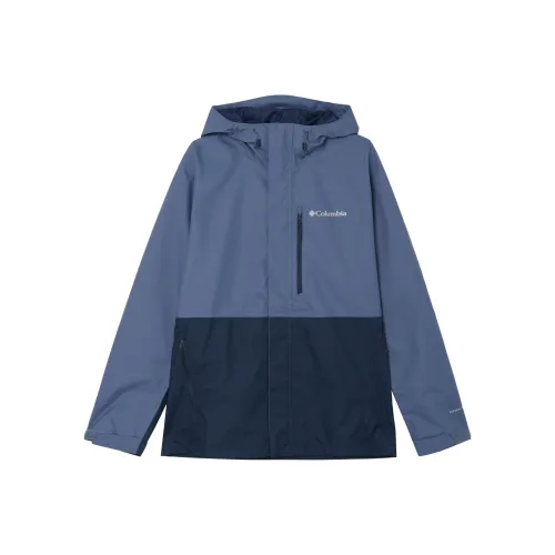 Columbia совместный бренд Поход Морской синий Мужские Ветровки