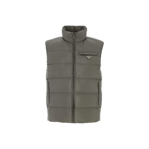 PRADA SS23 Пуховик Мужской Серый