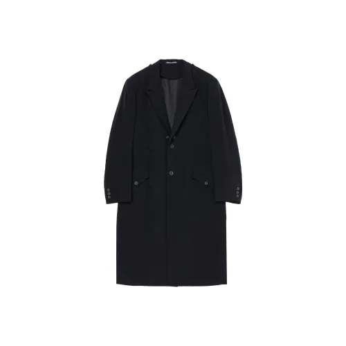 Yohji Yamamoto SS24 Пальто Унисекс Черный