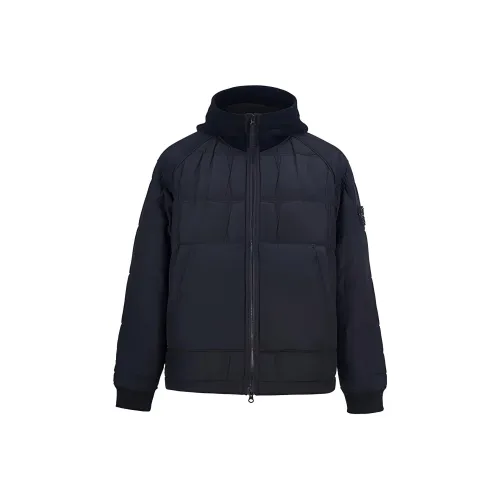 STONE ISLAND FW22 Хлопковый пуховик Мужской Черный