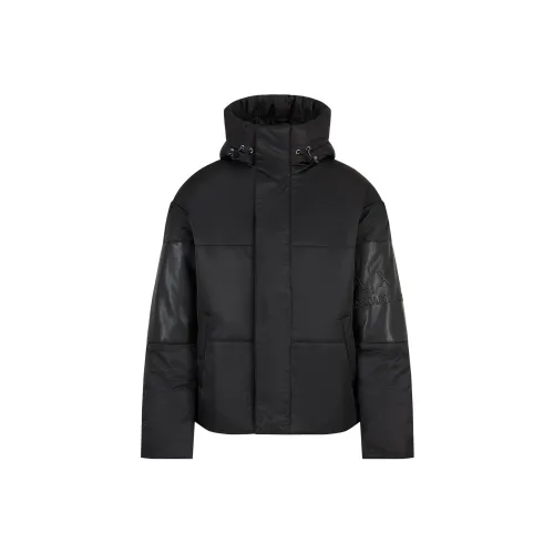 ARMANI EXCHANGE Черный мужской пуховик