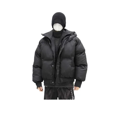 EYEUNDERSTAND Хлопковый пуховик унисекс черного цвета