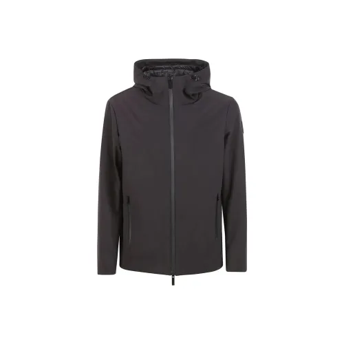 WOOLRICH Черное Мужское Пальто