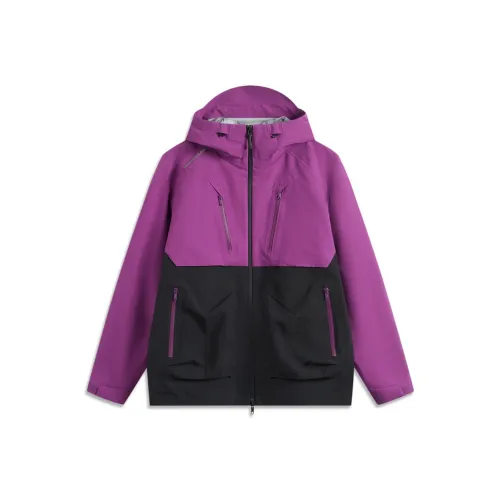 Подкладка водонепроницаемая ветрозащитная дышащая водоотталкивающая. Ветровка унисекс Cosmos фиолетового цвета