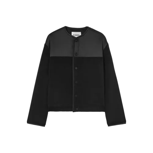 JIL SANDER Мужские черные куртки