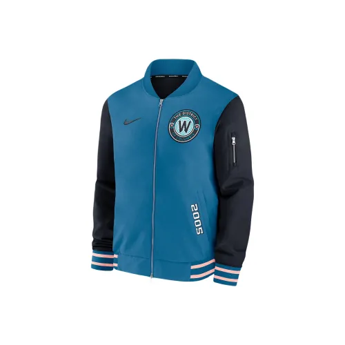 Nike x MLB Washington Бейсбольная куртка Мужская Синяя