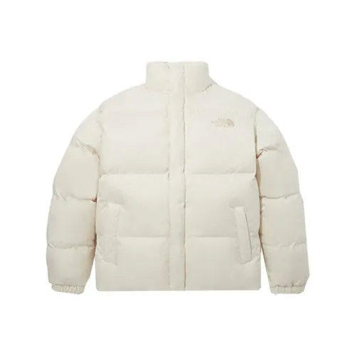 THE NORTH FACE Пуховик Унисекс Молочный Белый