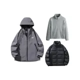 Gray (Легкая ветровка + Oleo флис + пуховая куртка подкладка)
