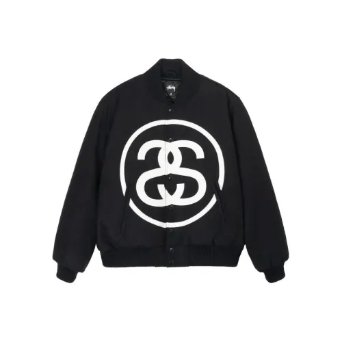 Stussy Бейсбольная куртка Унисекс Черный