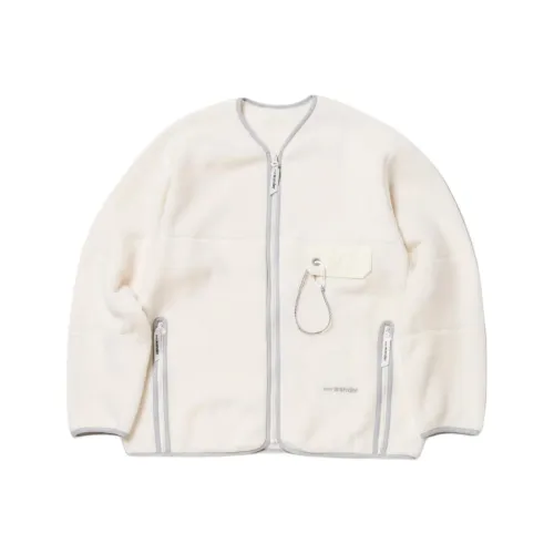 And Wander FW24 Куртки и Пальто Унисекс Экрю