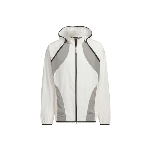 Adidas Future Позиционирование стиля Вязаные ткани Куртка Куртки Пальто Мужской Розово-белый