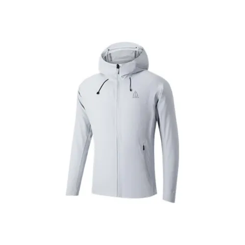 361° Водонепроницаемый Устойчивый к истиранию Защита от дождя Ветрозащитный And Дышащий Ветровка Унисекс LIGHTHOUSE Серый