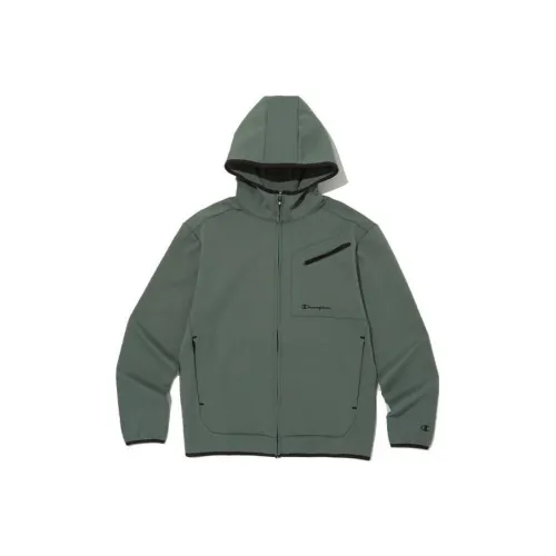 Champion Gray Men's Jackets Чемпион Серый Мужские Куртки