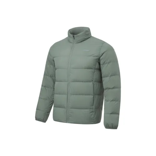 LINING Fitness Series Пуховик Мужской Серый Зеленый