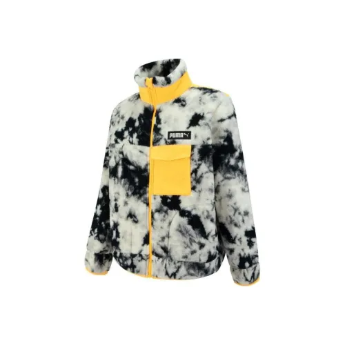 PUMA DOWNTOWN Вельвет Feel Куртка Унисекс Чисто Белый