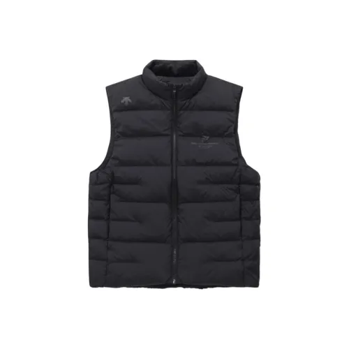 DESCENTE Легкий жилет с воротником-стойкой наполненный гусиным пухом мужской