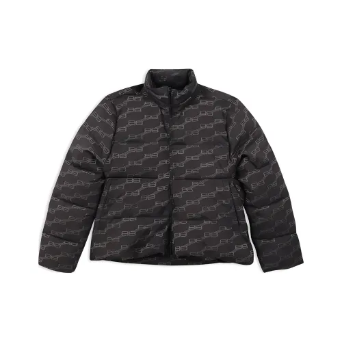 Balenciaga Хлопковый пуховик унисекс коричневый