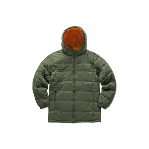 VANS Зеленый Мужской Пуховик