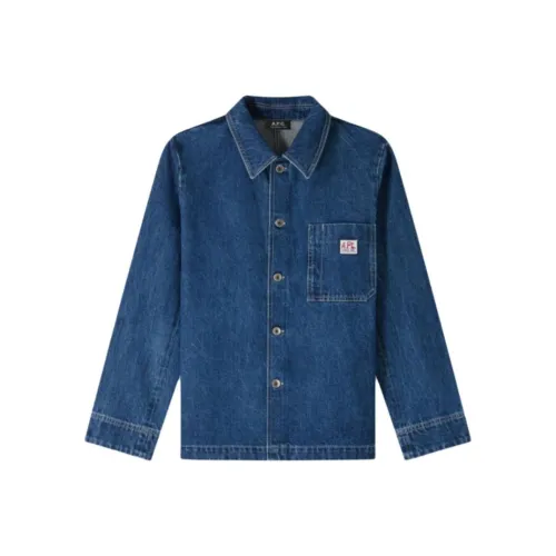 A.P.C SS25 Denim Jacket Men's Blue