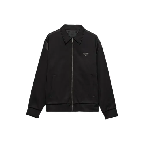 PRADA FW24 Куртки и Пальто Мужской Черный