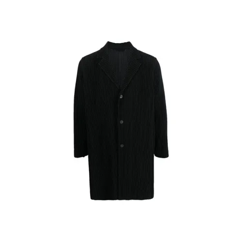 ISSEY MIYAKE Черное Мужское Пальто