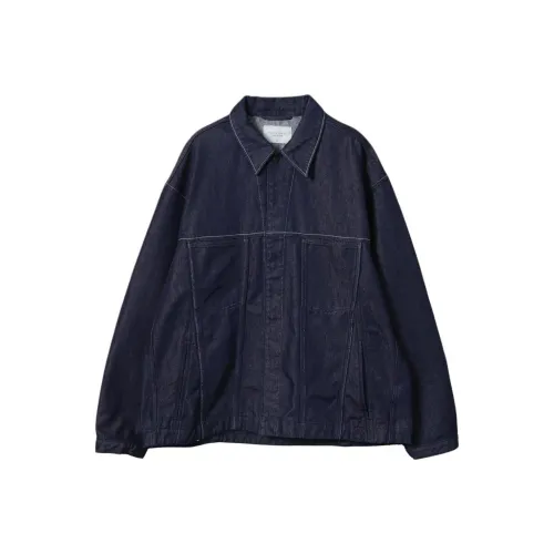 PUBLIC TOKYO Blue Men's Denim Jackets