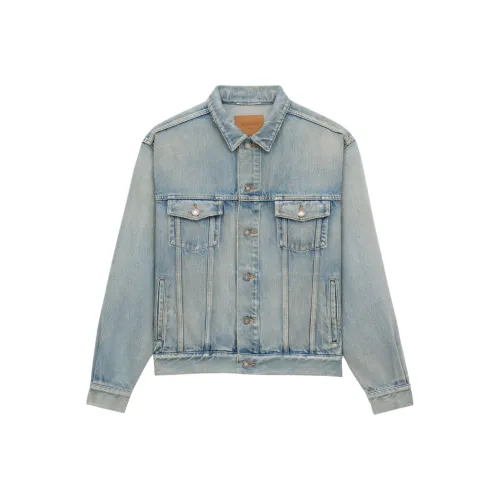 SAINT LAURENT SS25 Denim Jacket Men's Blue