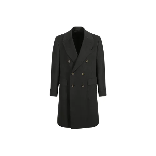 LARDINI Черное Мужское Пальто