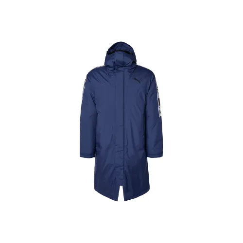 PUMA Хлопковый пуховик Мужской Темно-синий