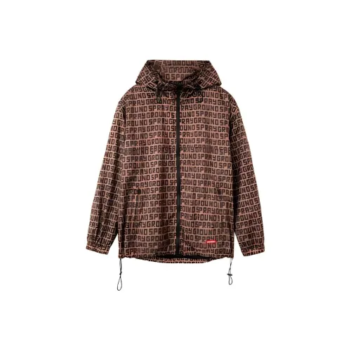 SPRAYGROUND Куртки Пальто Унисекс Темно-Кофейный