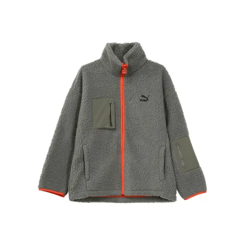 PUMA Серый Унисекс Бархатные куртки