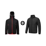 Black 3-in-1 (Включает надувной подголовник, пальто + подкладка)