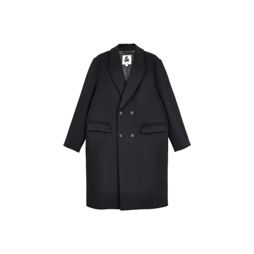 JACK JONES E40 Черное Мужское Пальто