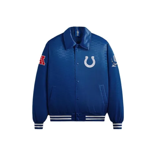 KITH Collaboration X NFL FW23 Co Брендированная Серия Куртка Унисекс Синяя