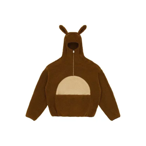 Vandy The Pink SS24 Вельвет Feel Пальто Унисекс Коричневый