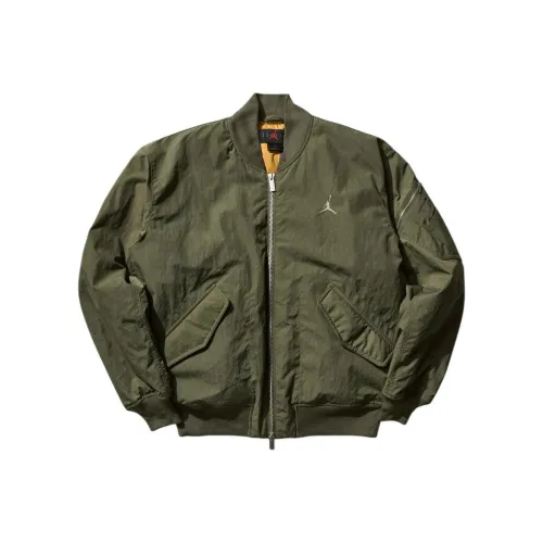Джордан Куртки и Пальто Мужские Оливково-Зеленый