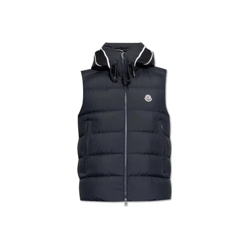 Moncler Мужские жилеты морского синего цвета