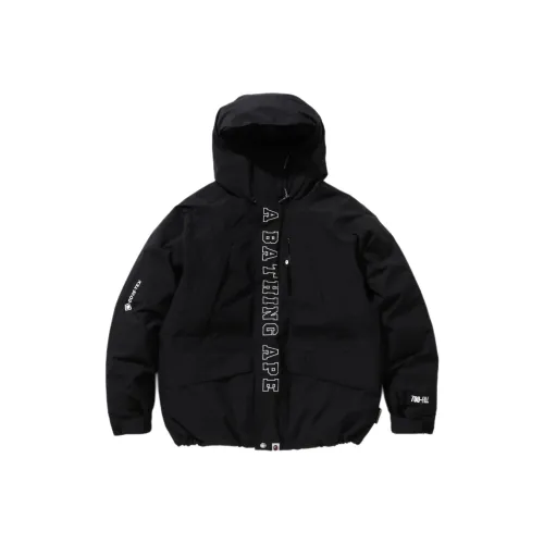 A BATHING APE Черная унисекс пуховая куртка